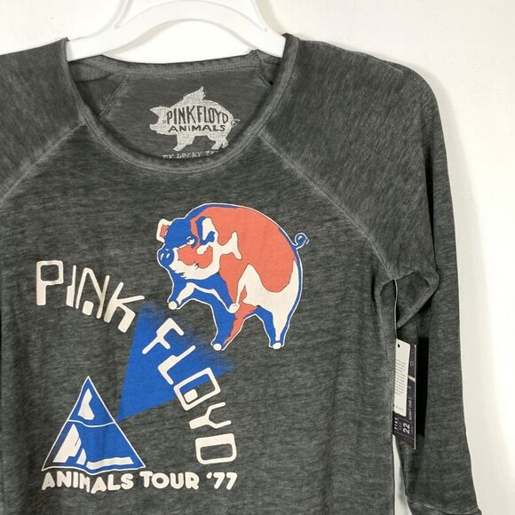 Lucky Brand Pink Floyd XS Animals Tour '77 Pig T-Shirt Tee Band Rock Concert - Picture 3 of 9